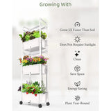 **"Indoor Aquatic Plant Growth System - Versatile 42 Pod Hydroponic Planter with Easy Setup"**