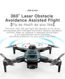 NEW!L400 PRO+ Professional Drone 2-axis PTZ 4K EIS Dual Camera HD Four-axis Obstacle Avoidance Brushless GPS 5G FPV Drones