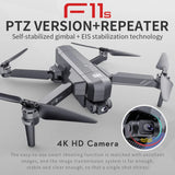 Direct from factory!Best Price World!New Upgrade! SJRC F11S 4K PRO+ GPS Drone HD Camera 2-Axis Gimbal Brushless FPV RC Quadcopter 5G WiFi 3KM Remote Professional 4K Camera Drone