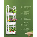 **"Indoor Aquatic Plant Growth System - Versatile 42 Pod Hydroponic Planter with Easy Setup"**