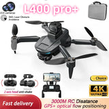 NEW!L400 PRO+ Professional Drone 2-axis PTZ 4K EIS Dual Camera HD Four-axis Obstacle Avoidance Brushless GPS 5G FPV Drones