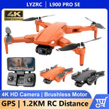 High Quality!Long Distance!L900 PRO SE GPS Drone 4K Professional HD Dual Camera Dron with Brushless Motor 5G WIFI FPV Foldable Quadcopter RC Gifts