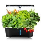 **Gen3 Hydroponics System for Home Gardening - 3-12 Pod Capacity, Smart Timer & LED Grow Light Included**