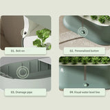 **Upgraded Hydroponic Vegetable Planting System - Innovative Indoor Vertical Grower for Fresh Produce All Year**