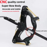 High Power High precision!Gen2 60LBS Slingshot Laser All-metal Powershot Hunting Steel Ball Slingshot Compound Bow Steel Mini Infrared Compound Bow Set