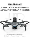 NEW!L400 PRO+ Professional Drone 2-axis PTZ 4K EIS Dual Camera HD Four-axis Obstacle Avoidance Brushless GPS 5G FPV Drones