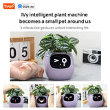 **Smart Plant Care Made Easy: Gen2 AI Planter with AI Chips & 7 Sensors | Enjoy 49+ Fun Expressions**