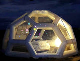 2022 New! Innovative Space Age Tech Triangle Inflatable Bubble Room 3/4m House Hotel Restaurant Commercial Transparent Scenic Starry  House Tent