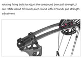 2022 New Compact Design! 1 Set Hunting Compound Bow And Arrow Falcon Steel Ball Bow And Arrow Dual Purpose Composite Pulley Bow And Arrow