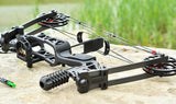 2022 New Compact Design! 1 Set Hunting Compound Bow And Arrow Falcon Steel Ball Bow And Arrow Dual Purpose Composite Pulley Bow And Arrow