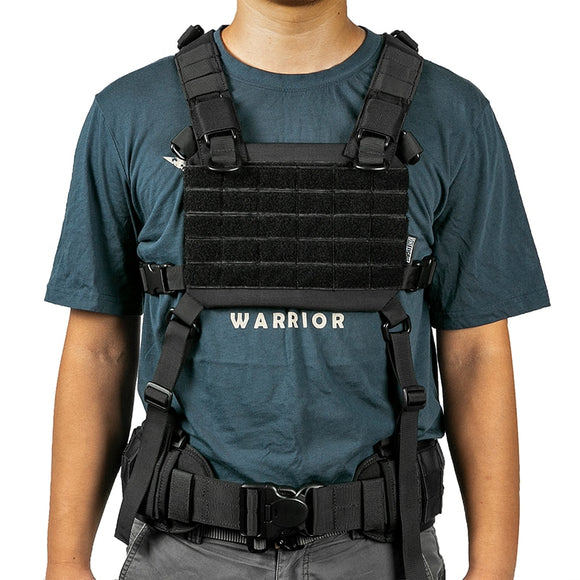 2022 New! Outdoor Tactical Vest ROC MOLLE Chest Panel Harness Equipment Tactical Modular Chest Kit