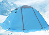 2 Person Winter Tent with Snow Skirt Aluminum Pole Tent Lightweight Backpacking Tent for Hiking Climbing Snow Weather