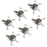 6/12pcs Judo Bird Hunting Arrow Heads 100 Grains 4mm Screws Stainless Steel Arrow Small Animal Game Archery Bow