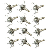 6/12pcs Judo Bird Hunting Arrow Heads 100 Grains 4mm Screws Stainless Steel Arrow Small Animal Game Archery Bow