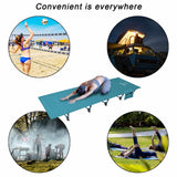 2022 New! Ultralight Camping Cot Compact Folding Cot Bed for Outdoor Backpacking Camping Cot Bed