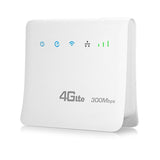 Unlocked 300Mbps Wifi Routers 4G lte cpe Mobile Router with LAN Port Support SIM card Portable Wireless Router wifi 4G Router