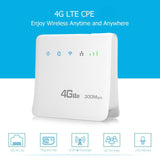 Unlocked 300Mbps Wifi Routers 4G lte cpe Mobile Router with LAN Port Support SIM card Portable Wireless Router wifi 4G Router