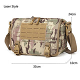 2022 New! Top Quality Laser-Cut Molle Military Laptop Bag Tactical Bags Computer Backpack Messenger Fanny Belt Shouder Camping Outdoor Sports Pack