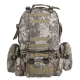 Hot-selling!Prepper 50L Bugout Tactical Bagpack Waterproof Military Molle Pouch Camping Hiking Shooting Hunting Camping