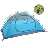 Lightweight 1-3 Person Backpacking Camping Tent,Double Layer Waterproof Portable Aluminum Poles Travel Tents