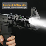 80000 Lumens LED Tactical Flashlight powerful usb Rechargeable lamp L2 Hunting light with Clip Hunting Shooting Gun Accessories