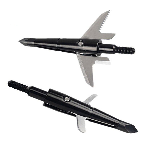 Black Swhacker Broadhead 2 Blade 100Grain 1.75