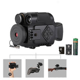 Mini Digital Infrared Night Vision Monocular Sport Action Cameras 5X zoom Day Night Vision Video Camcorder Telescope Optics