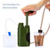 2022 New! Upgraded Outdoor Water Filter Straw Water Filtration System Water Purifier for Family Preparedness Camping Hiking Emergency Equipment