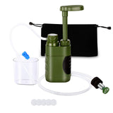 2022 New! Upgraded Outdoor Water Filter Straw Water Filtration System Water Purifier for Family Preparedness Camping Hiking Emergency Equipment