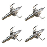 6/12pcs Judo Bird Hunting Arrow Heads 100 Grains 4mm Screws Stainless Steel Arrow Small Animal Game Archery Bow