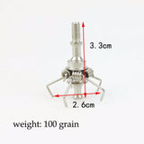 6/12pcs Judo Bird Hunting Arrow Heads 100 Grains 4mm Screws Stainless Steel Arrow Small Animal Game Archery Bow