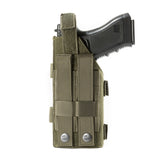 2022 New!Double fixed Tactical Molle Drop Leg Platform Handgun Pistol Holster Right Handed Holster Fast Draw