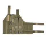 2022 New!Double fixed Tactical Molle Drop Leg Platform Handgun Pistol Holster Right Handed Holster Fast Draw