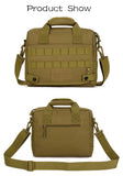 Camo Tactical Messenger Bag For Ipad4 / 10 Inch Tablet Laptop Bag Outdoor Waterproof Army oulder Bag Tactic Briefcase