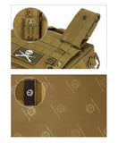 Camo Tactical Messenger Bag For Ipad4 / 10 Inch Tablet Laptop Bag Outdoor Waterproof Army oulder Bag Tactic Briefcase