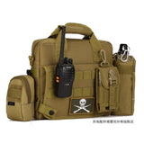 Camo Tactical Messenger Bag For Ipad4 / 10 Inch Tablet Laptop Bag Outdoor Waterproof Army oulder Bag Tactic Briefcase