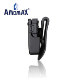 Amomax Double Tactical Hunting Magazine Pouch for Universal 9mm .40 .45 Caliber Single Double Stack Magazines - Black