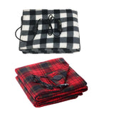 145*100cm Winter Heated 12V Car Electrical Blanket New Lattice Energy Saving Warmth Car Heating Blanket Constant Heat