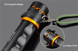 Tactical LED Flashlight Powerbank Rechargeable Waterproof 18650 Battery Self Defense Bike Lantern