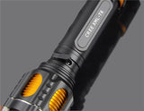 Tactical LED Flashlight Powerbank Rechargeable Waterproof 18650 Battery Self Defense Bike Lantern