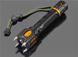 Tactical LED Flashlight Powerbank Rechargeable Waterproof 18650 Battery Self Defense Bike Lantern