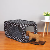 Gen 3 Portable Folding Rectangular Pet Tent Dog House Cage Playpen Puppy Kennel Fence Outdoor Car Travel Mesh Tent For Small Dogs Cats