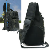 2022 New! Laser-Cut EDC Tactical Chest Bag Sling Hiking Backpack Shoulder Fishing Bags Travel Camping Molle Bag Hunting