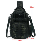 2022 New! Laser-Cut EDC Tactical Chest Bag Sling Hiking Backpack Shoulder Fishing Bags Travel Camping Molle Bag Hunting