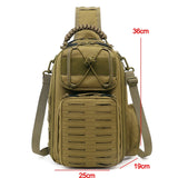 2022 New! Laser-Cut EDC Tactical Chest Bag Sling Hiking Backpack Shoulder Fishing Bags Travel Camping Molle Bag Hunting