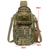 2022 New! Laser-Cut EDC Tactical Chest Bag Sling Hiking Backpack Shoulder Fishing Bags Travel Camping Molle Bag Hunting