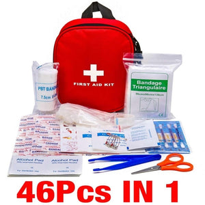 Portable Medium Empty First Aid Kit Pouch Household Multi-Layer Outdoor Car Bag First Aid Bag 16/39/46/51/79/121/180/300Pcs