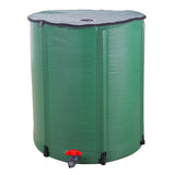 50 /66 /100 Gallon Rain Barrel collapsible Rainwater Harvest Water Tank Garden PVC Foldable Rain Collection Tank Water Container