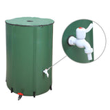 50 /66 /100 Gallon Rain Barrel collapsible Rainwater Harvest Water Tank Garden PVC Foldable Rain Collection Tank Water Container