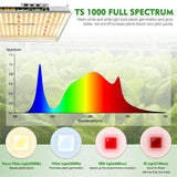 Upgraded High Quality 1000W Full Spectrum LED Grow Light 70x70x160 cm Indoor Tent Grow Kits Quantum Board Lamp For Hydroponics System